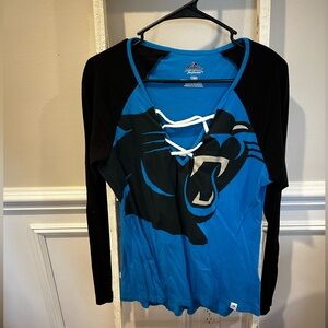 NFL Team Long Sleeve Lace-Up Top